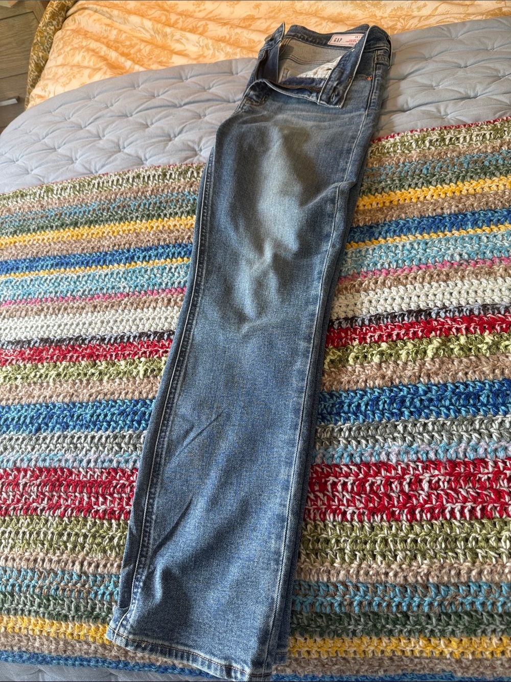 Vintage slim GAP Light Blue Straight Leg Jeans